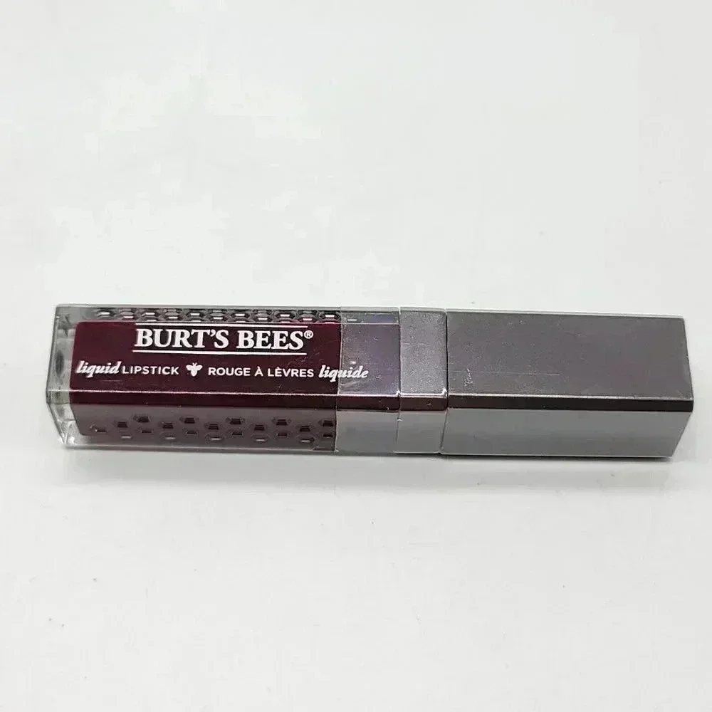 Burt's Bees 100% Natural Moisturizing Liquid Lipstick 830 Wine Water New Sealed